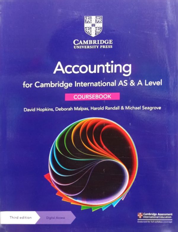 Accounting for Cambridge International AS and A Level Coursebook (3rd Edition)